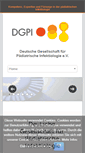 Mobile Screenshot of dgpi.de